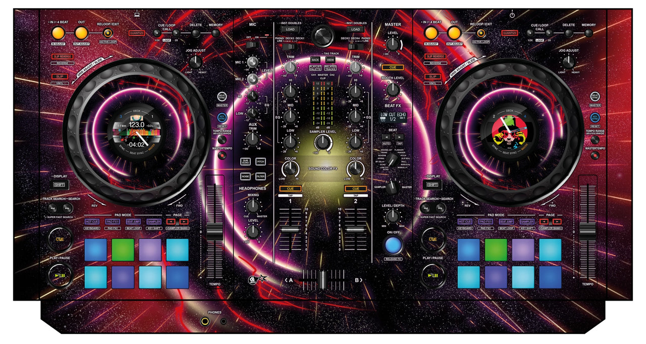 Pioneer DJ DDJ 800 Skin Futurewarp