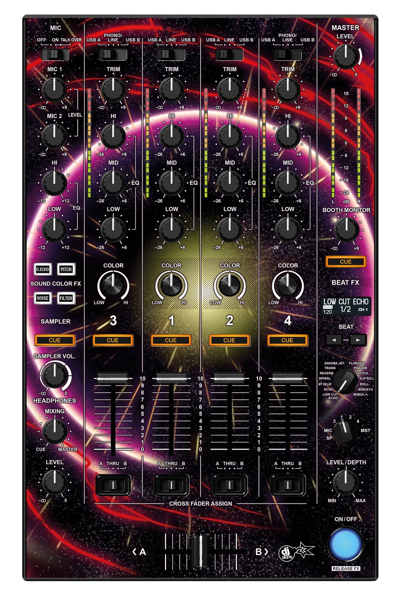 Pioneer DJ DDJ 1000 MIXER Skin Futurewarp