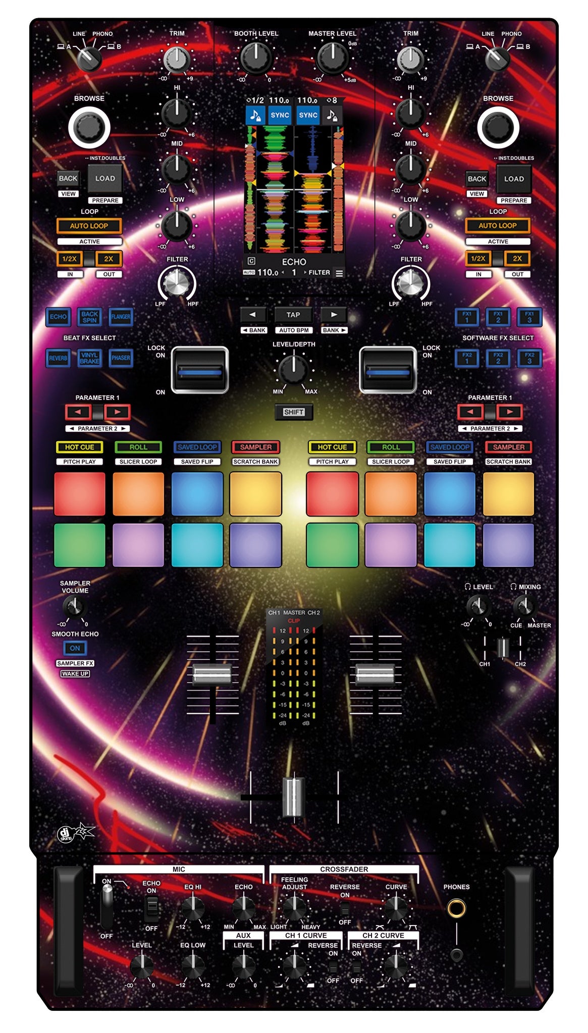 Pioneer DJ DJM S11 Skin Futurewarp