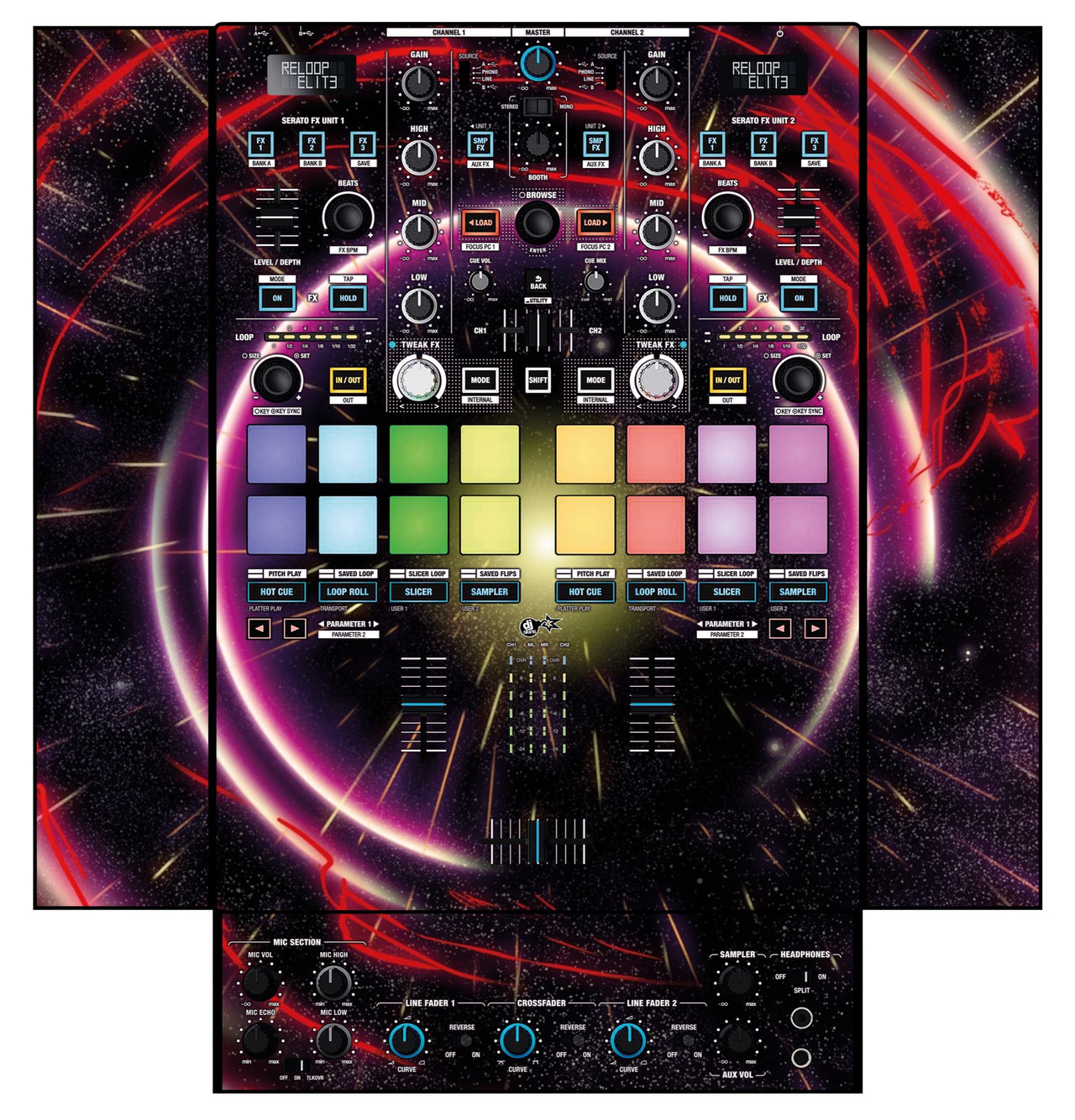 Reloop Elite Skin Futurewarp