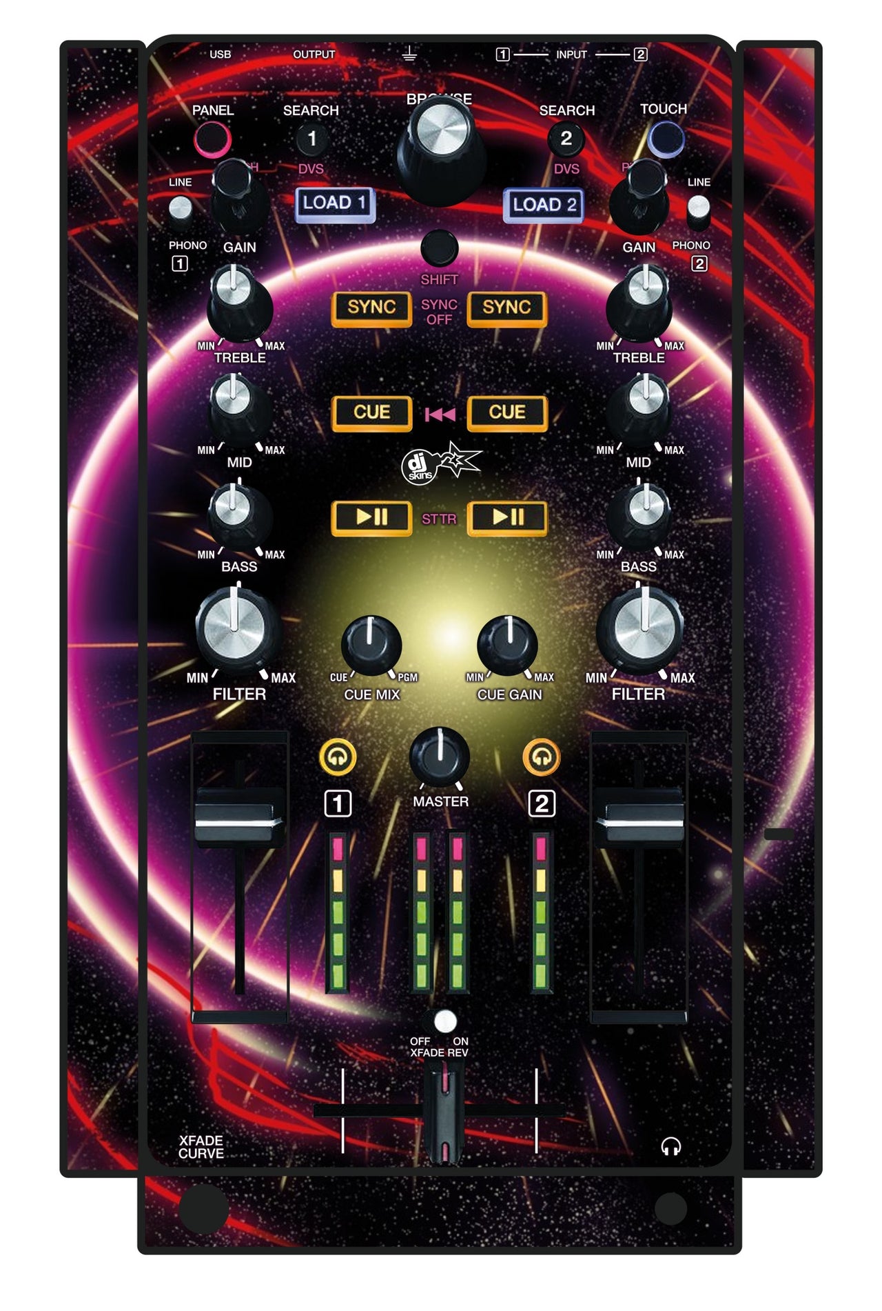 Akai Pro AMX Skin Futurewarp