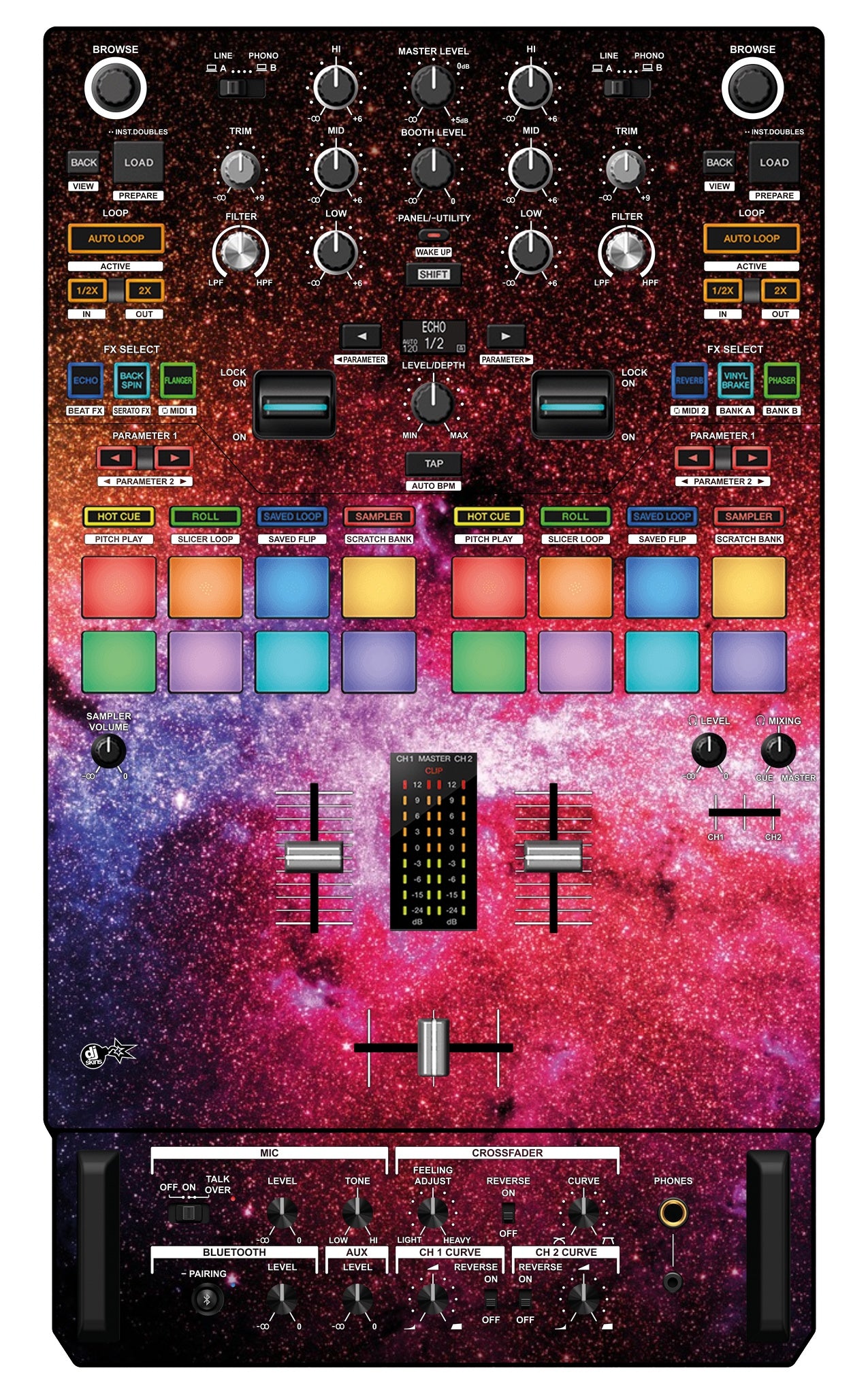Pioneer DJ DJM S7 Skin Galactica