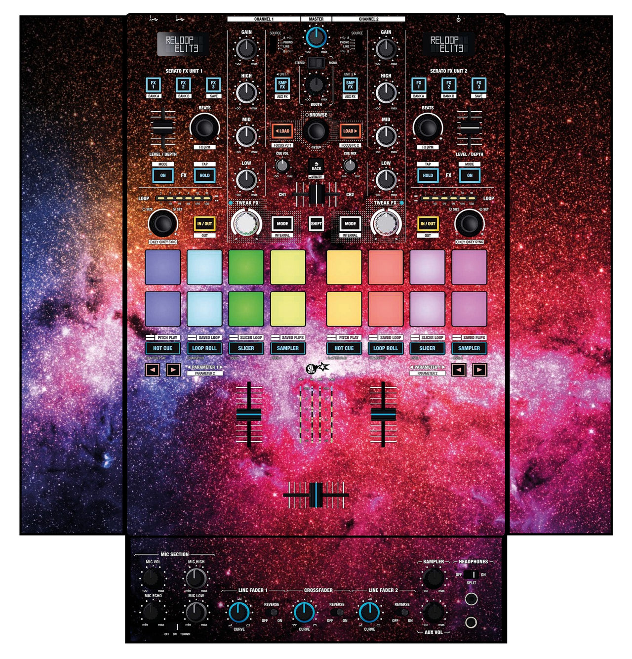 Reloop Elite Skin Galactica