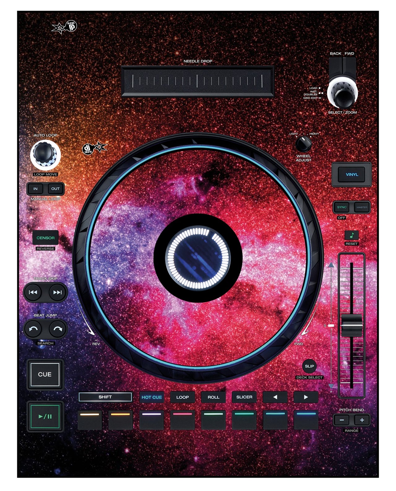 Denon DJ LC 6000 Skin Galactica