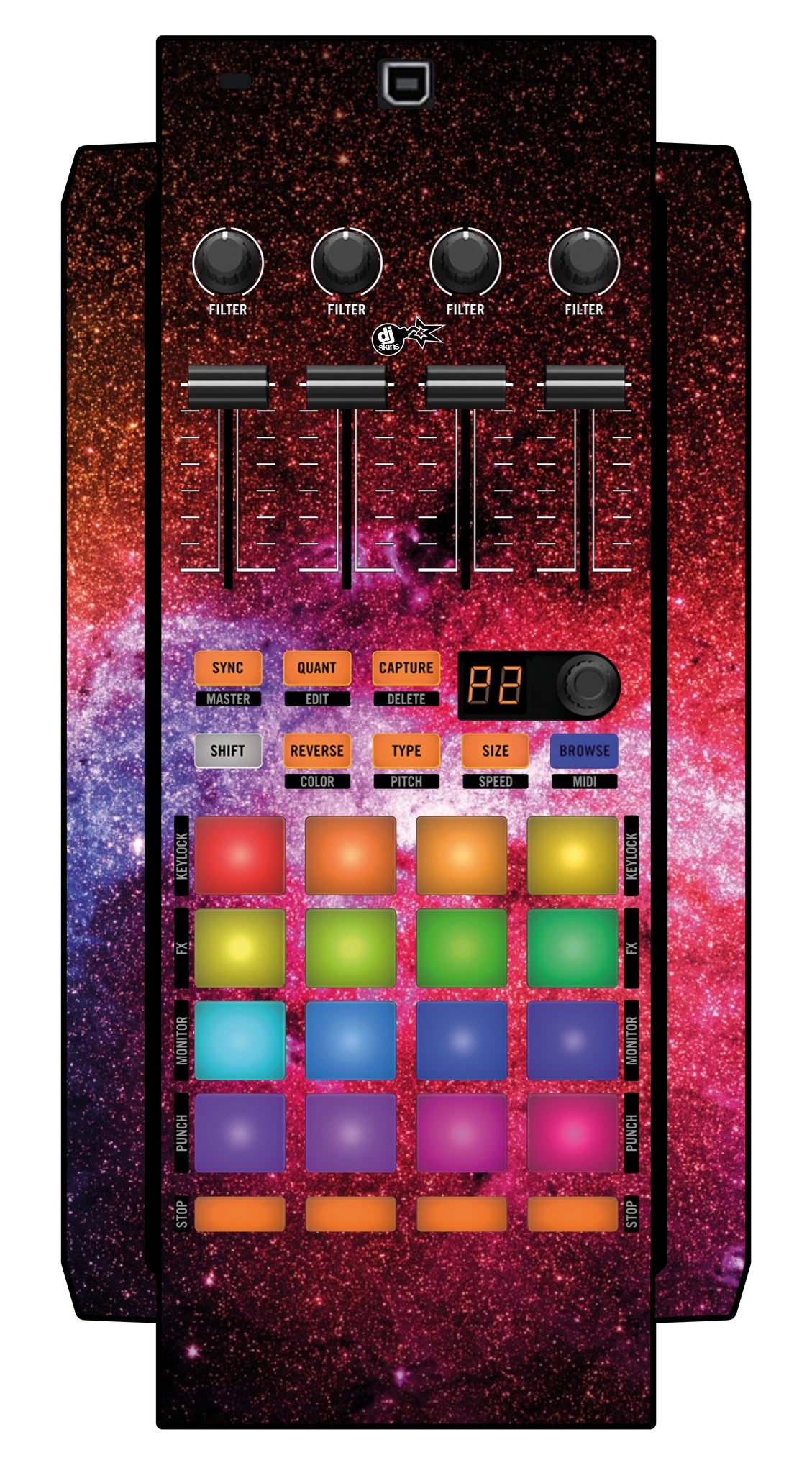 Native Instruments F1 Skin Galactica