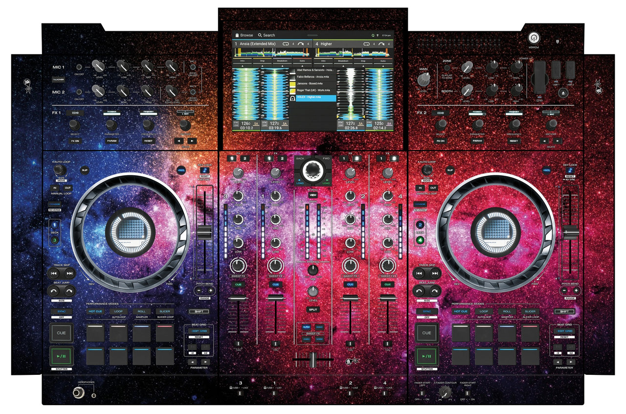 Denon DJ PRIME 4+ Skin Galactica