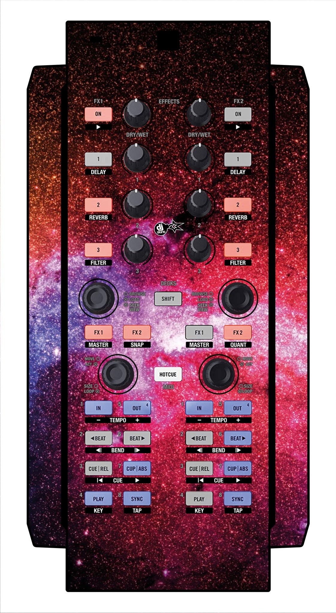 Native Instruments X1 Skin Galactica