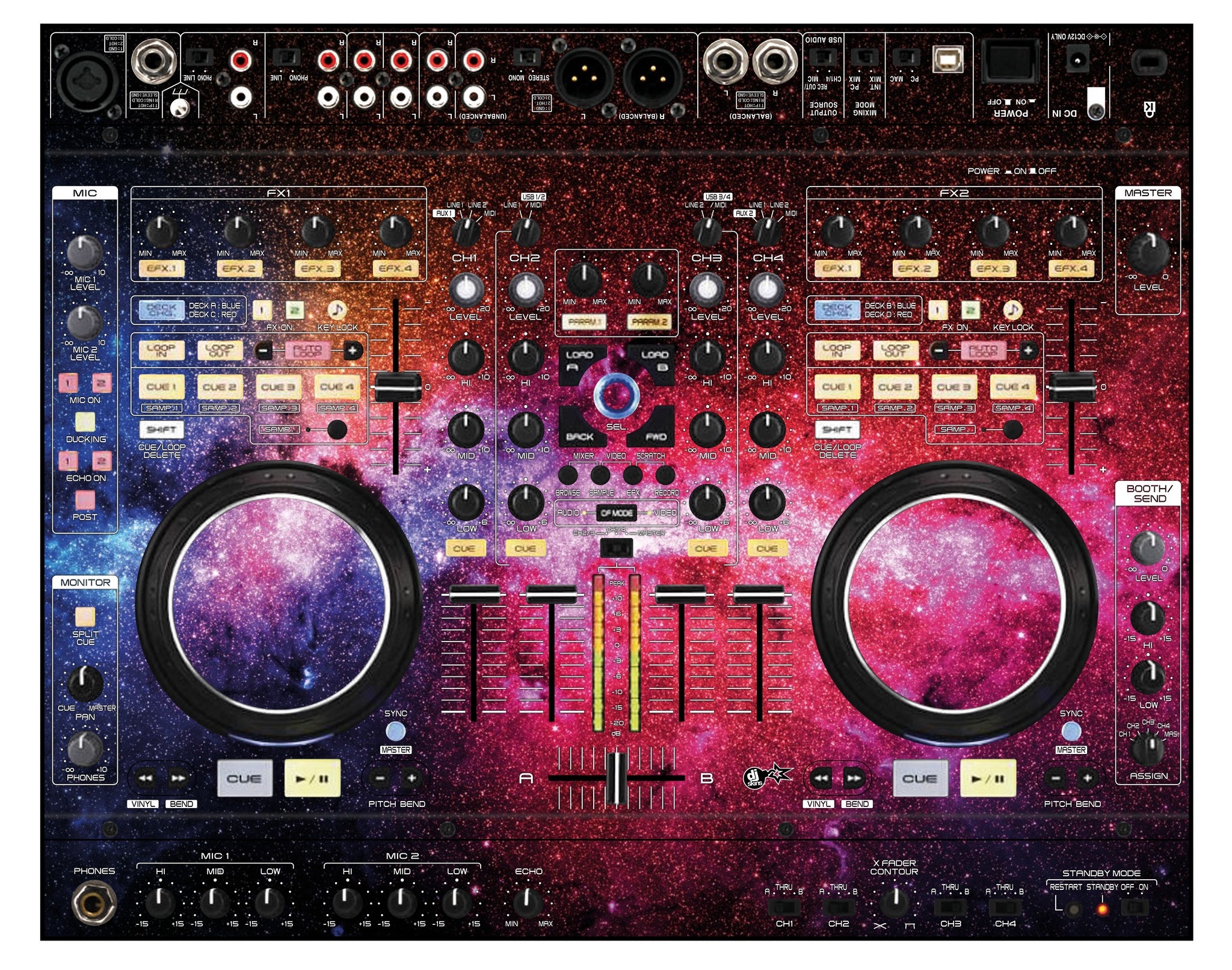 DJ Skins® Denon DJ MC 6000 Skin Galactica