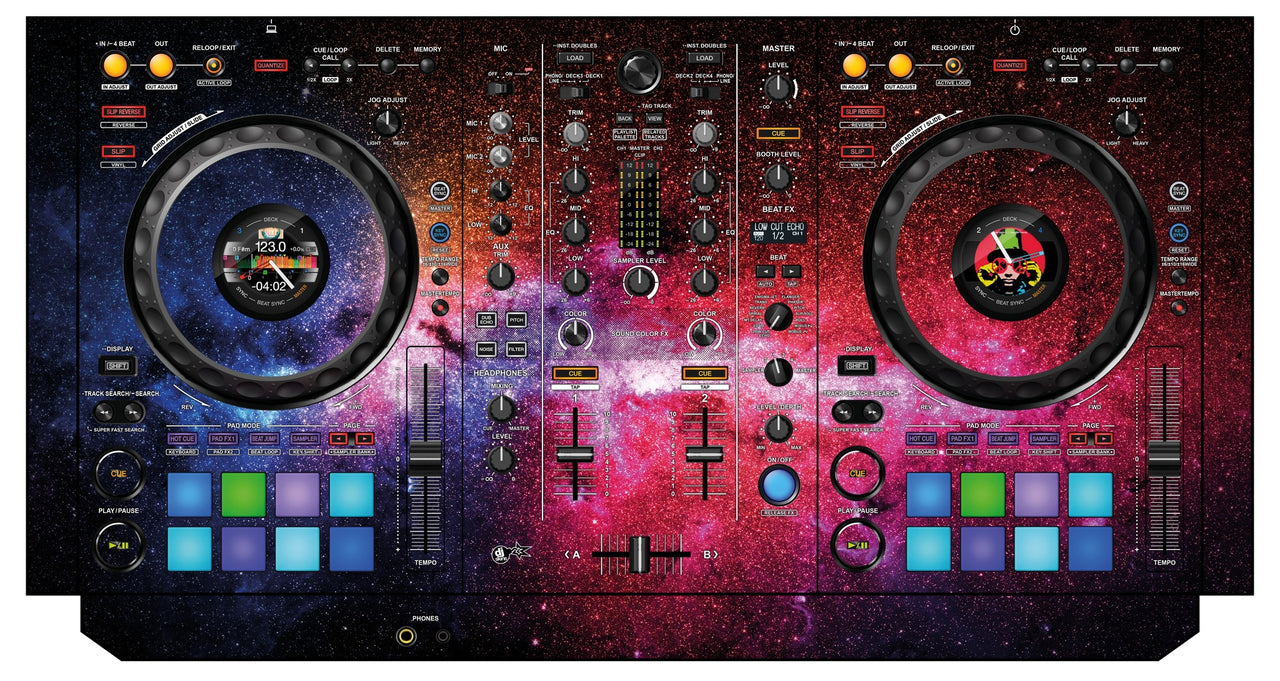Pioneer DJ DDJ 800 Skin Galactica