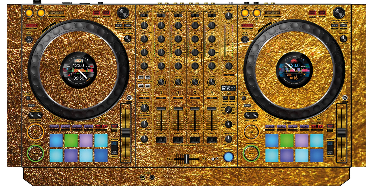 Pioneer DJ DDJ 1000 SRT Skin Golden Treasure