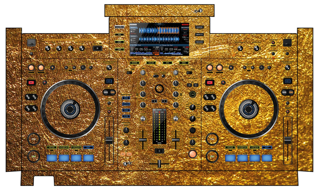 Pioneer DJ XDJ RX Skin Golden Treasure