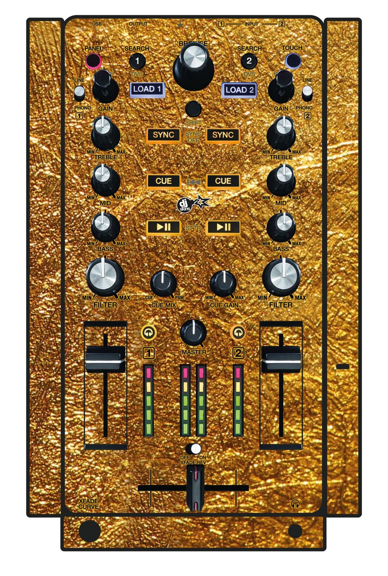 Akai Pro AMX Skin Golden Treasure