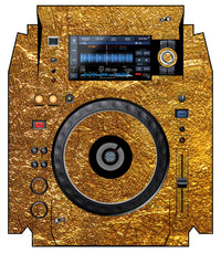 Pioneer DJ XDJ 1000 MK2 Skin Golden Treasure