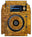 Pioneer DJ XDJ 1000 MK2 Skin Golden Treasure