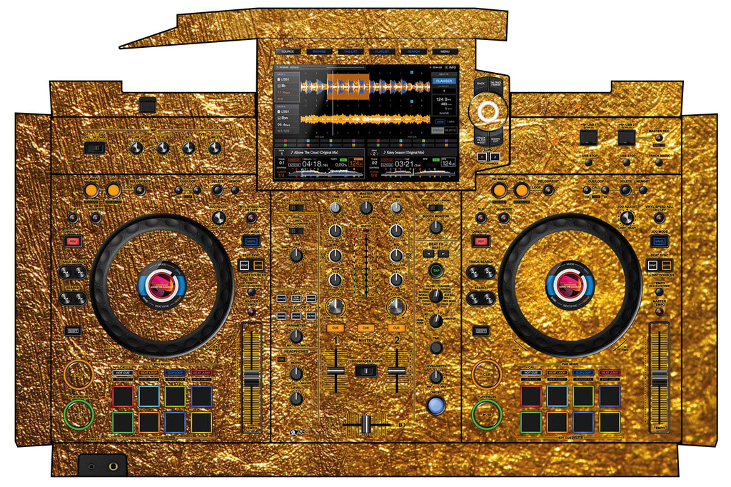 Pioneer DJ XDJ RX 3 Skin Golden Treasure