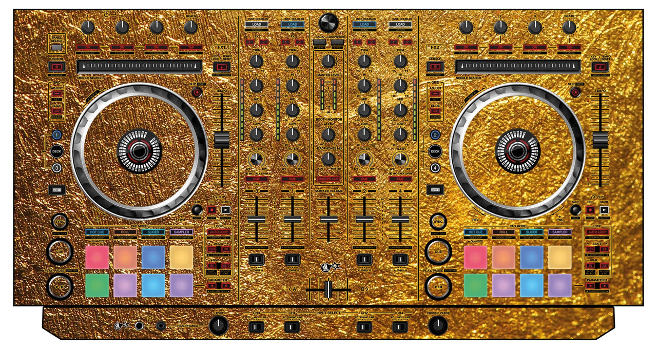 Pioneer DJ DDJ SX 2 Skin Golden Treasure