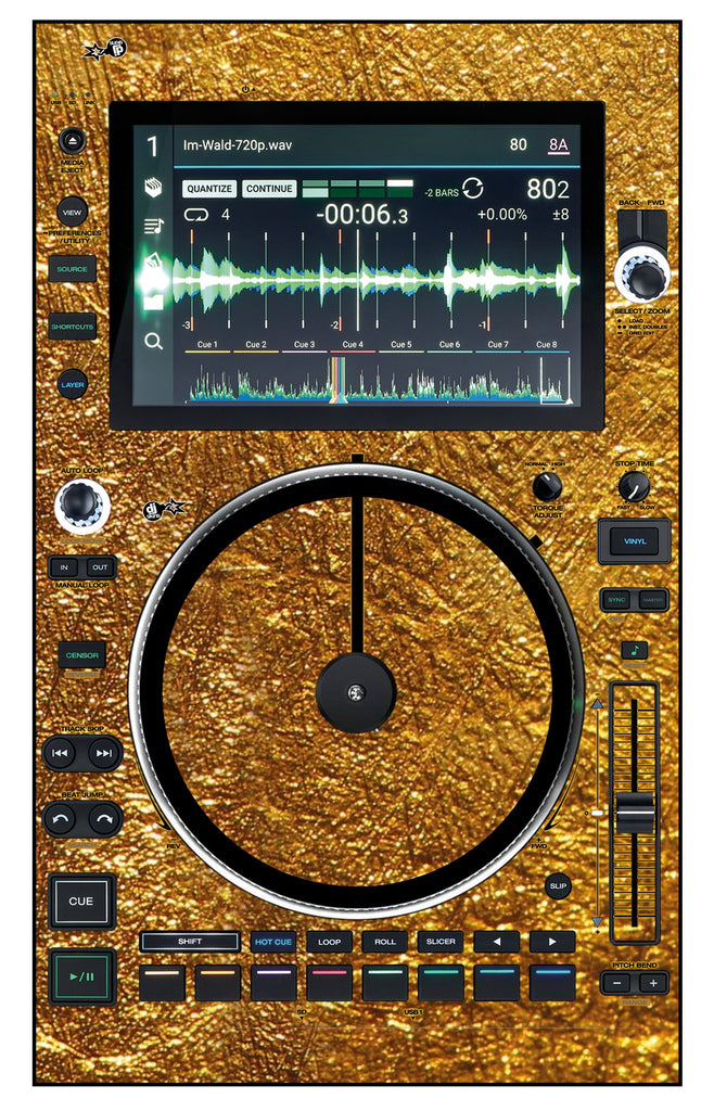 Denon DJ SC 6000 M Skin Golden Treasure