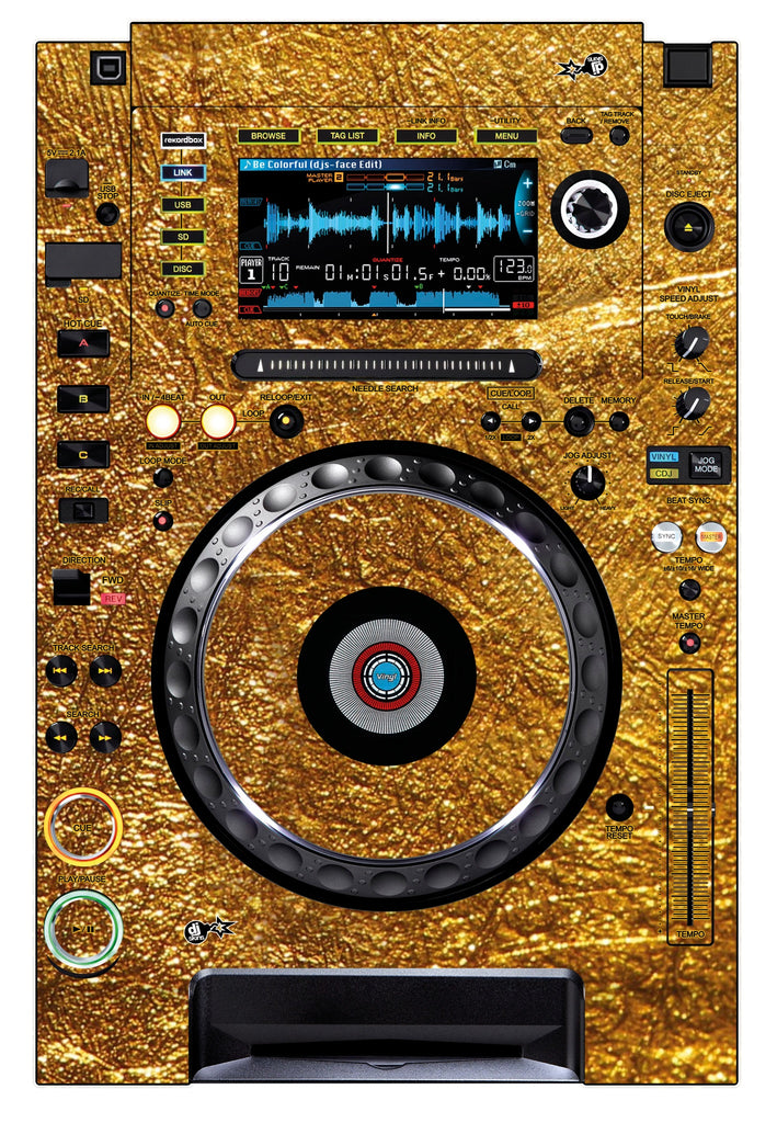 Pioneer DJ CDJ 2000 NEXUS Skin Golden Treasure