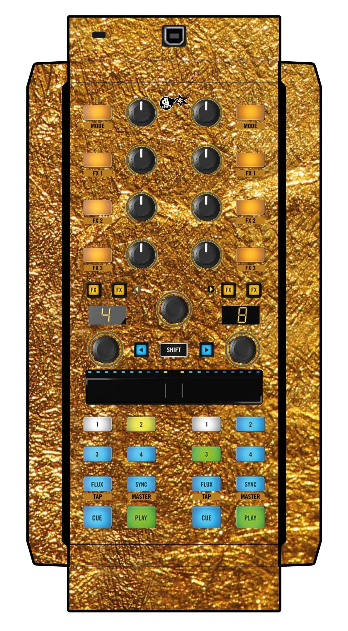 Native Instruments X1 MK2 Skin Golden Treasure