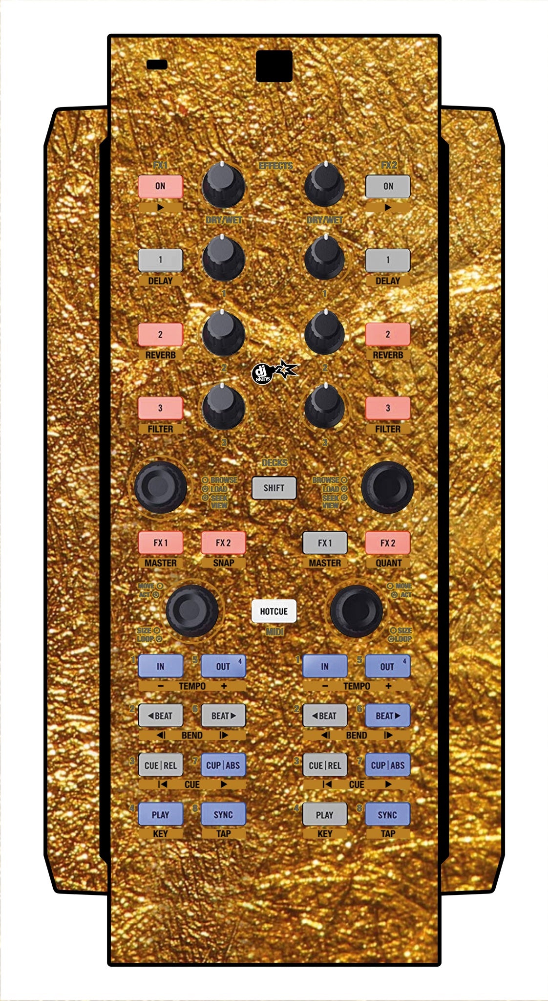 Native Instruments X1 Skin Golden Treasure