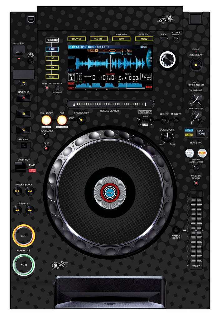 Pioneer DJ CDJ 2000 NEXUS Skin Gradienter Black