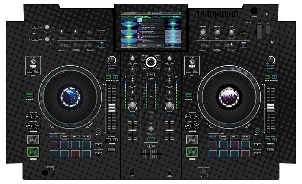 Denon DJ PRIME 2 Skin Gradienter Black