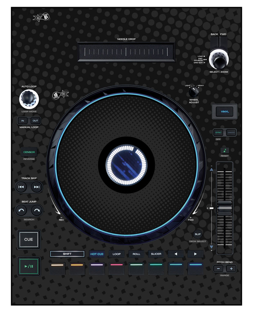 Denon DJ LC 6000 Skin Gradienter Black