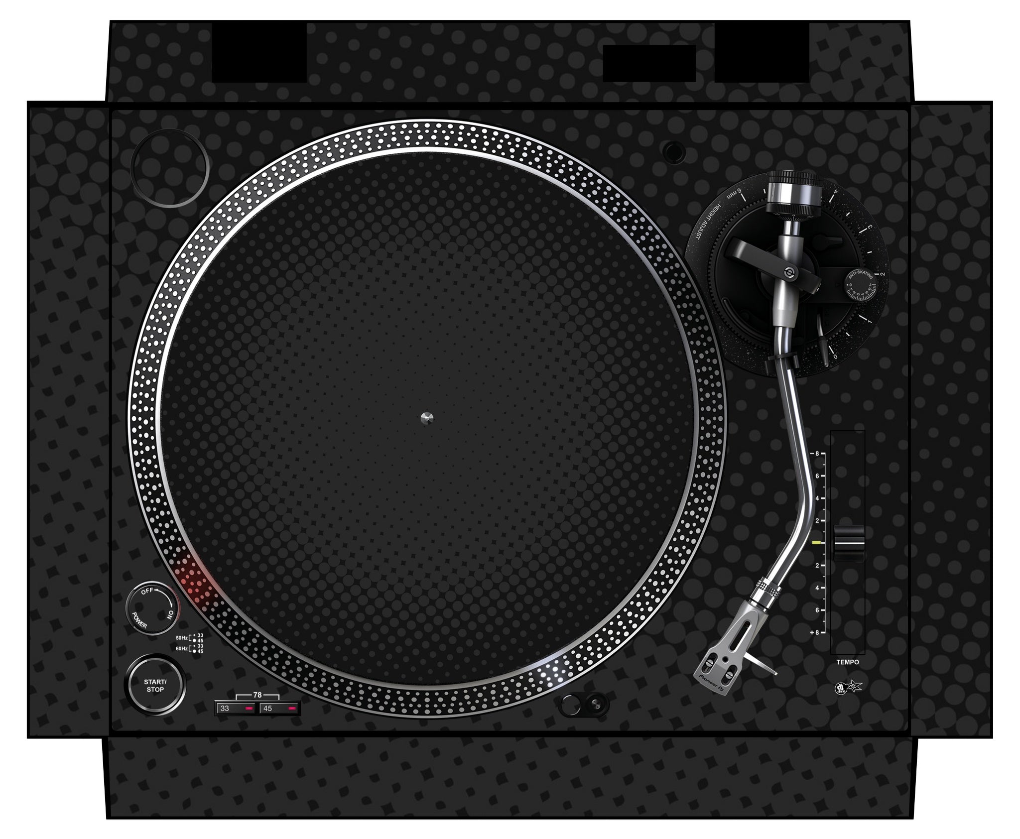 Pioneer DJ PLX 500 Skin Gradienter Black