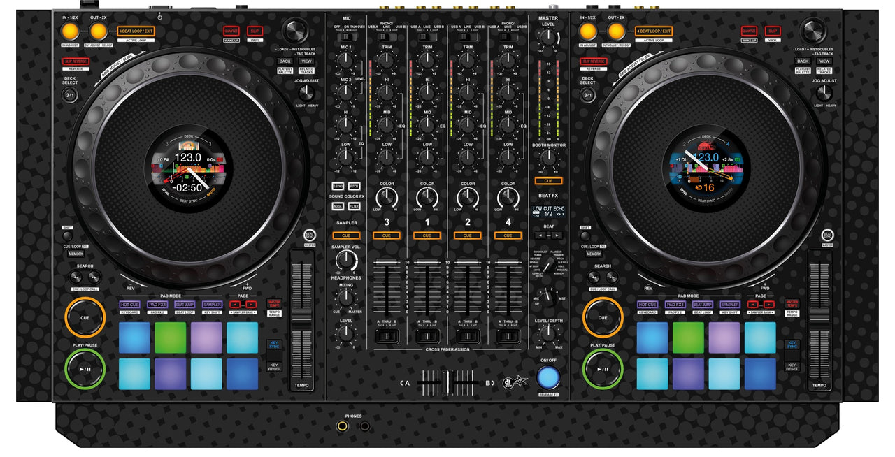 Pioneer DJ DDJ 1000 Skin Gradienter Black