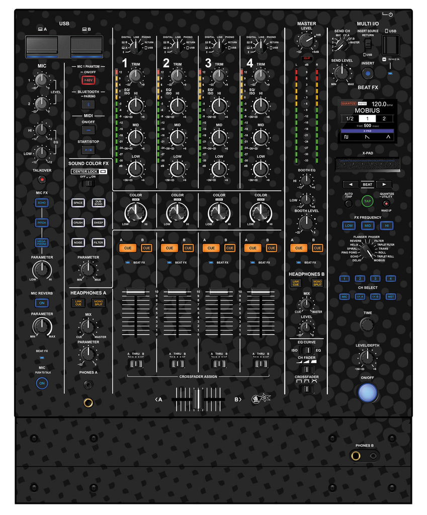 Pioneer DJ DJM A9 Skin Gradienter Black