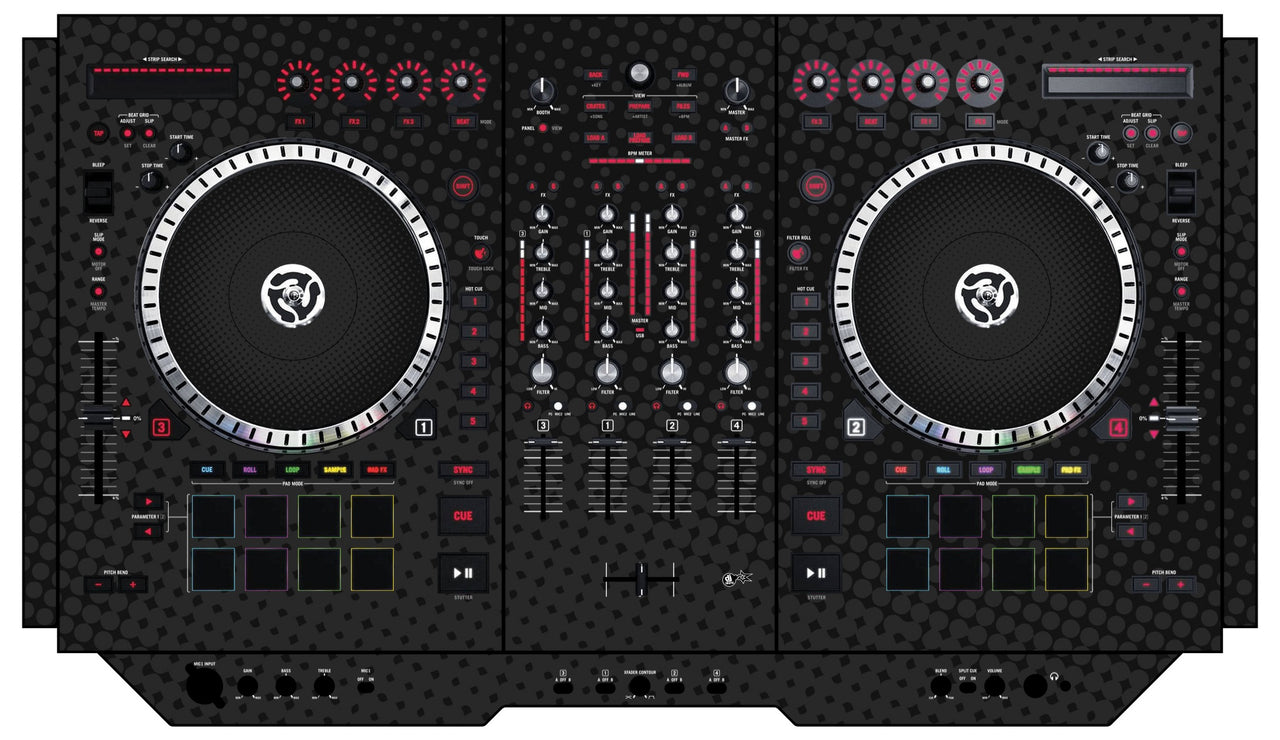 Numark NS 7 II Skin Gradienter Black