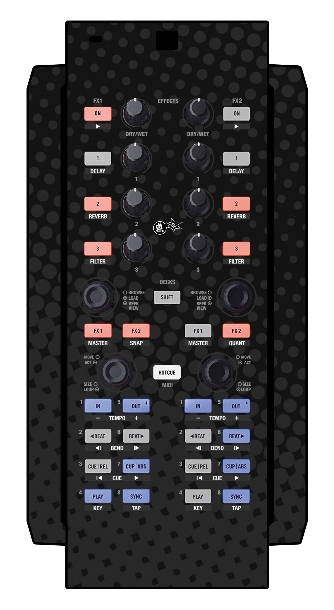 Native Instruments X1 Skin Gradienter Black