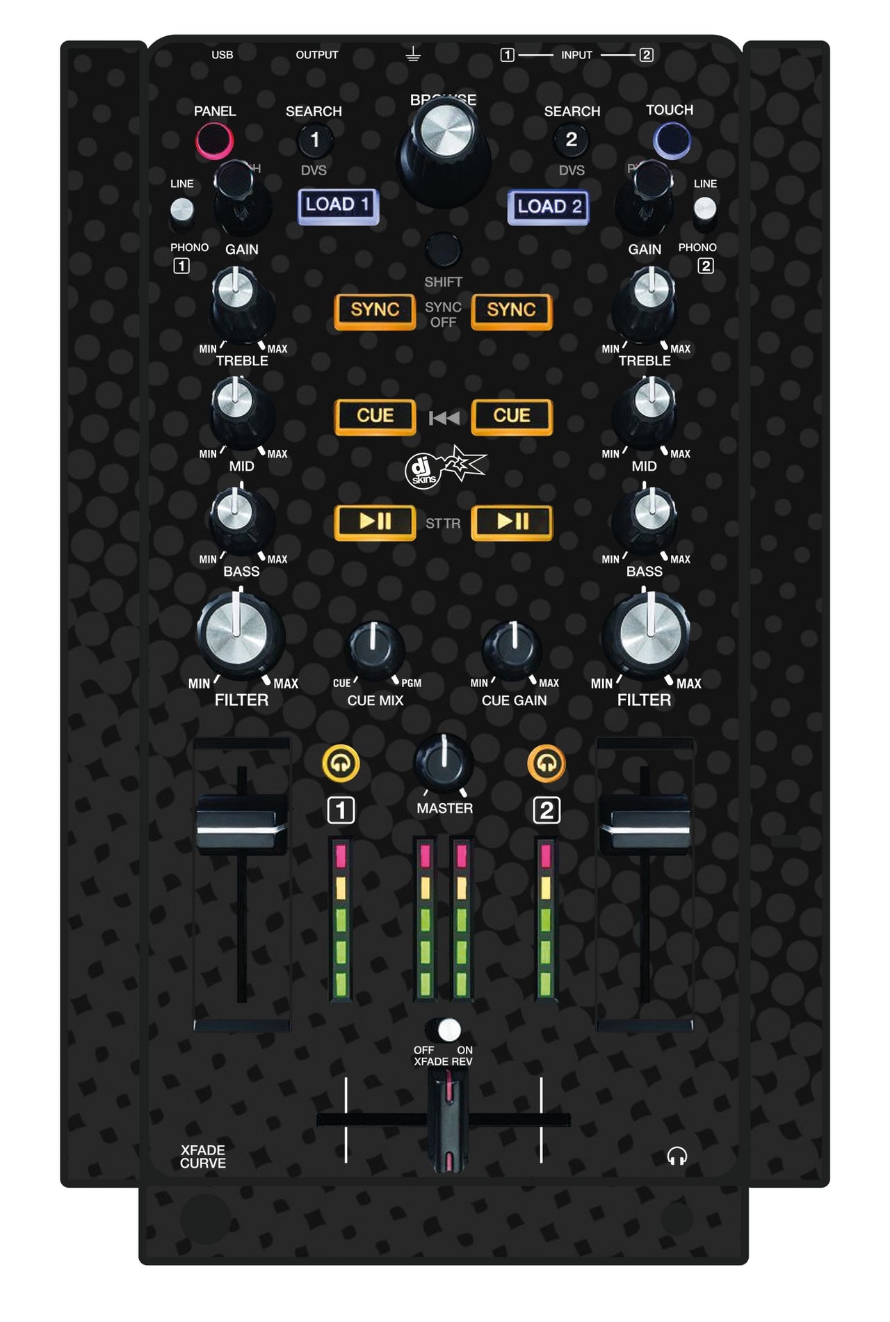 Akai Pro AMX Skin Gradienter Black