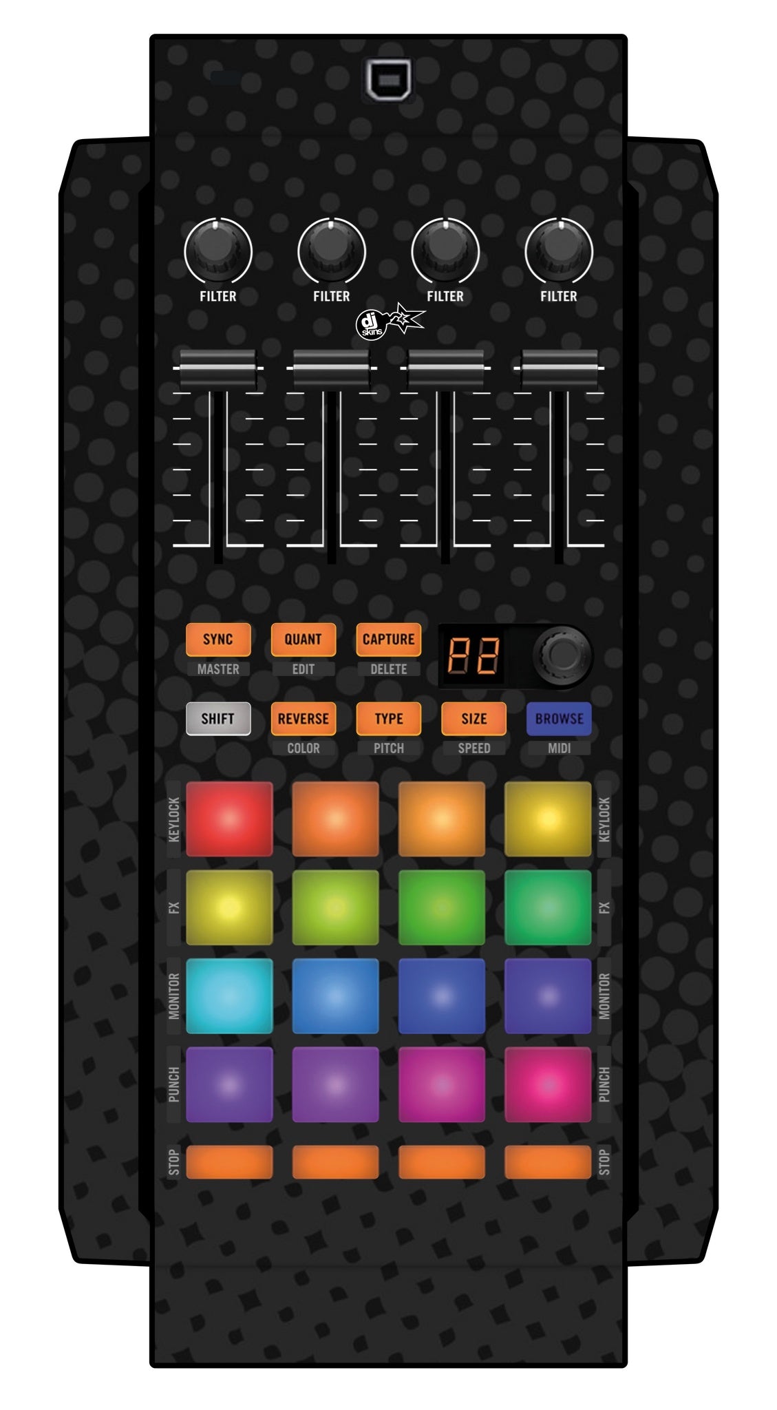 Native Instruments F1 Skin Gradienter Black