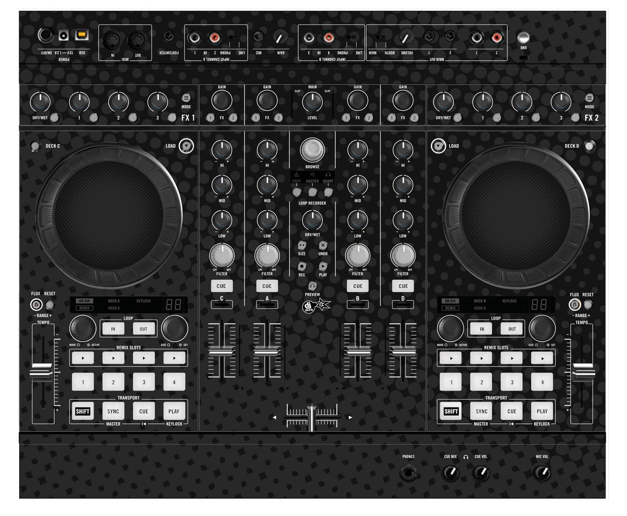 Native Instruments S4 MK2 Skin Gradienter Black