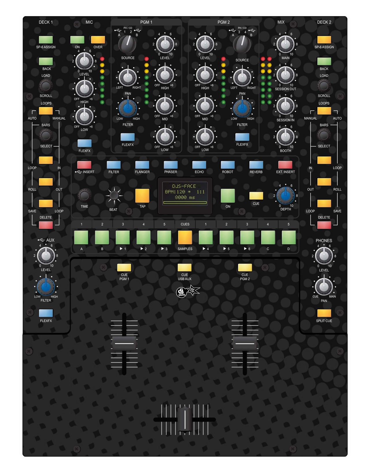 Rane 62 Skin Gradienter Black