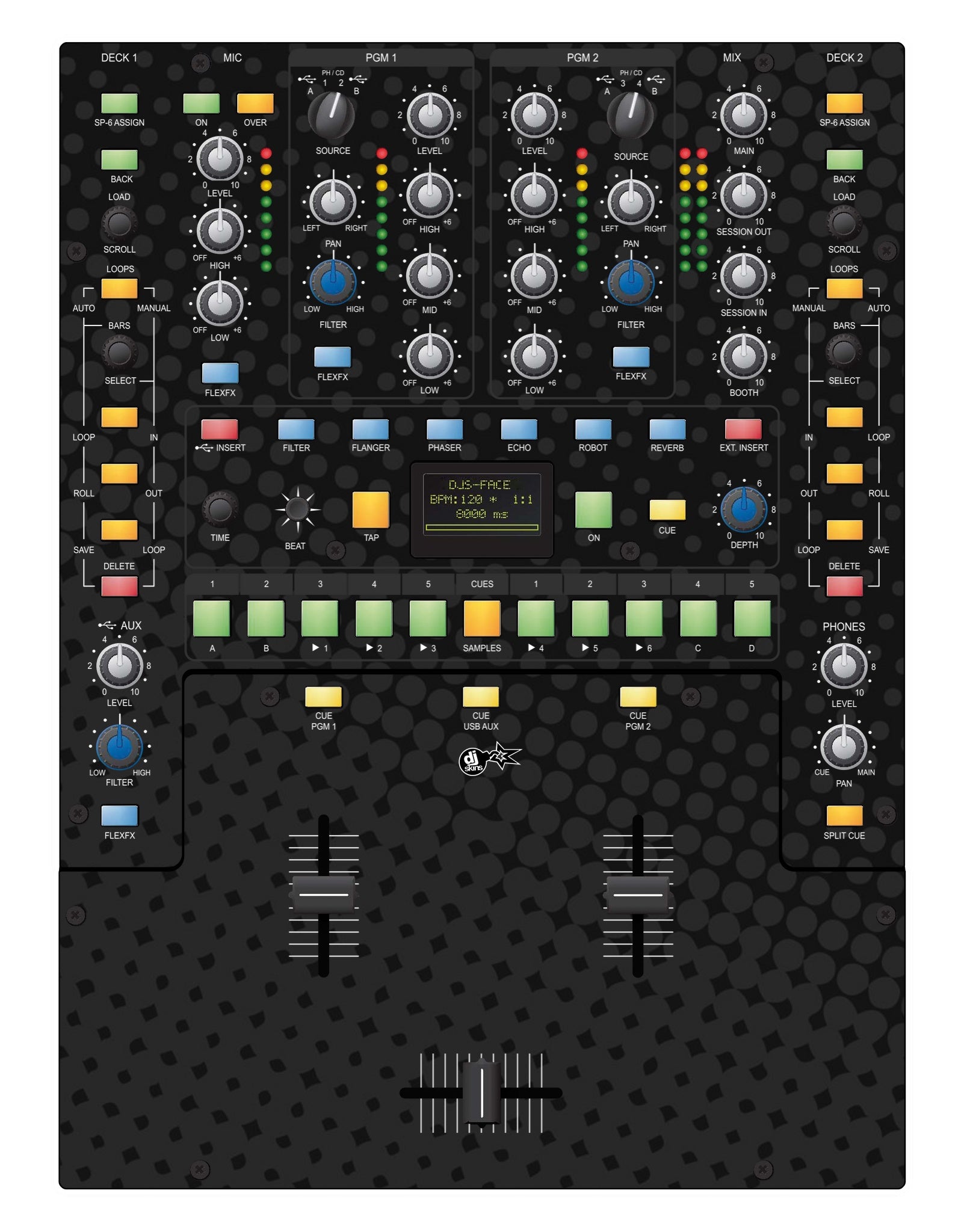 Rane 62 Skin Gradienter Black