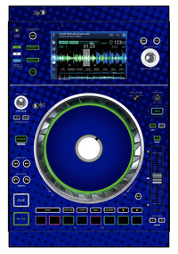Denon DJ SC 5000 Skin Gradienter Blue