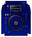 Pioneer DJ XDJ 1000 Skin Gradienter Blue