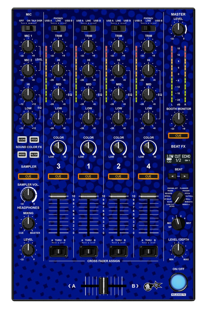 Pioneer DJ DDJ 1000 MIXER Skin Gradienter Blue