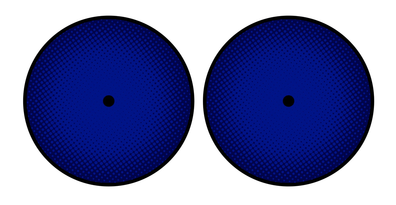 Universal Vinyl Labelsticker (10.2 cm - REGULAR) Skin Gradienter Blue