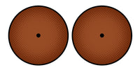 Universal Vinyl Labelsticker (10.2 cm - REGULAR) Skin Gradienter Brown