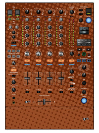Pioneer DJ DJM 900 NEXUS 2 Skin Gradienter Brown