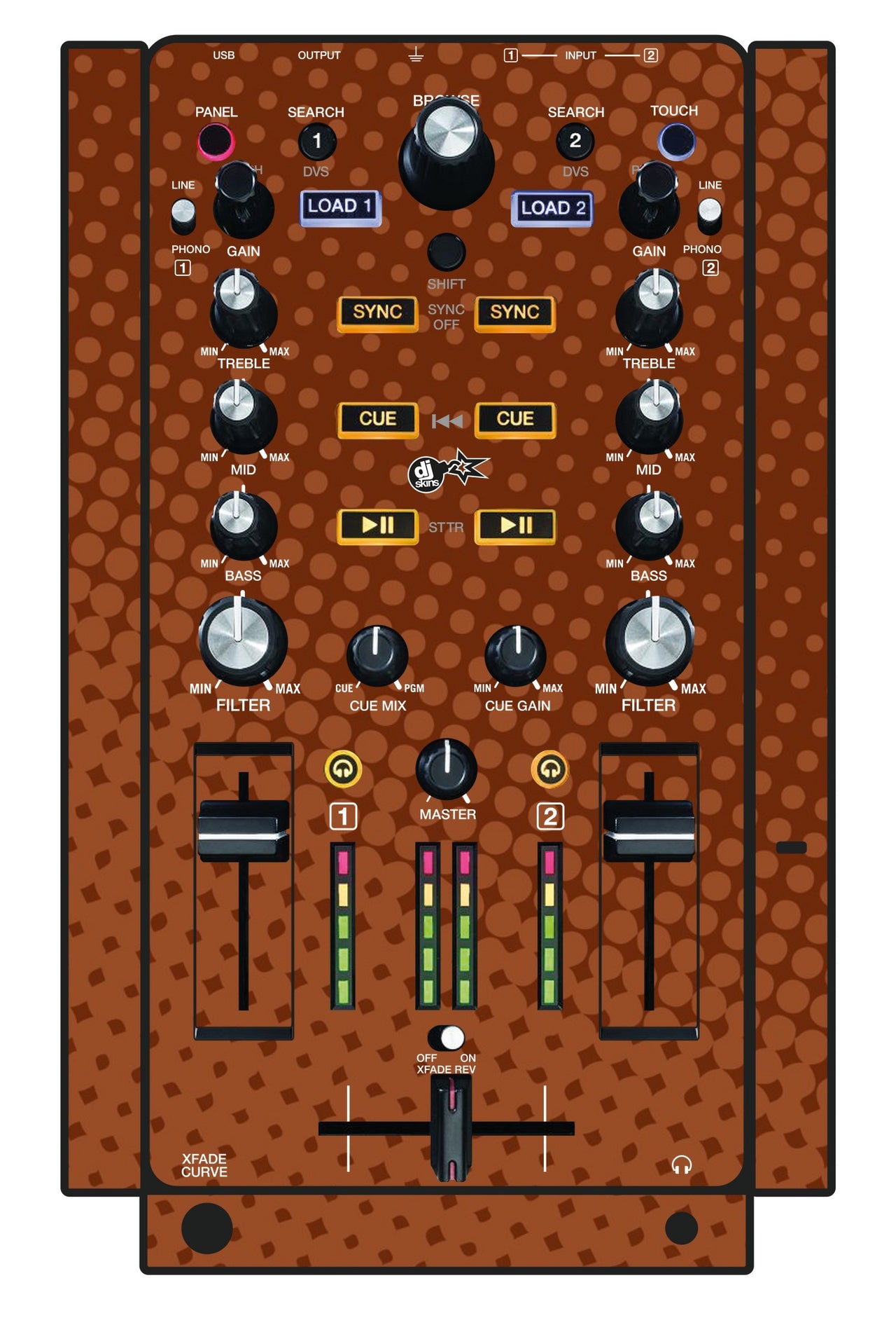 Akai Pro AMX Skin Gradienter Brown