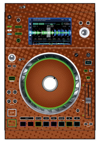 Denon DJ SC 5000 Skin Gradienter Brown