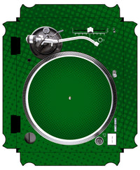 Technics 1200 / 1210 MK5 VERTICAL Skin Gradienter Green