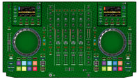 Denon DJ MCX 8000 Skin Gradienter Green