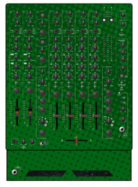 Allen and Heath XONE 96 Skin Gradienter Green