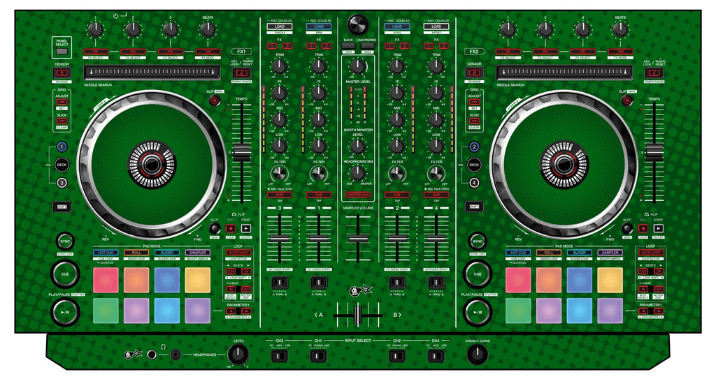 Pioneer DJ DDJ SX 2 Skin Gradienter Green