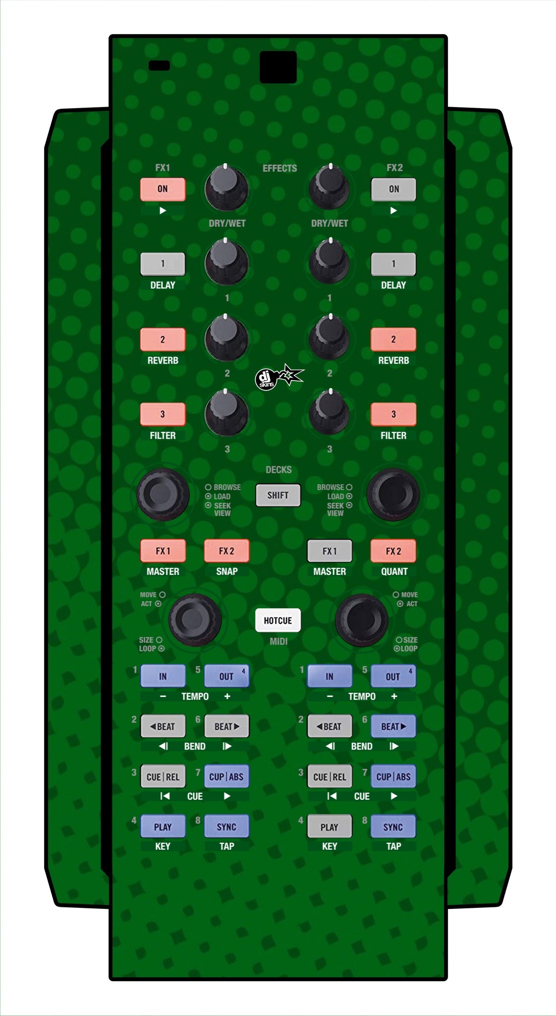 Native Instruments X1 Skin Gradienter Green